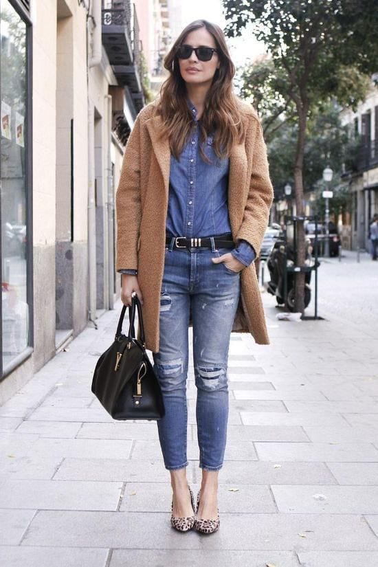 ideas to wear camel coats