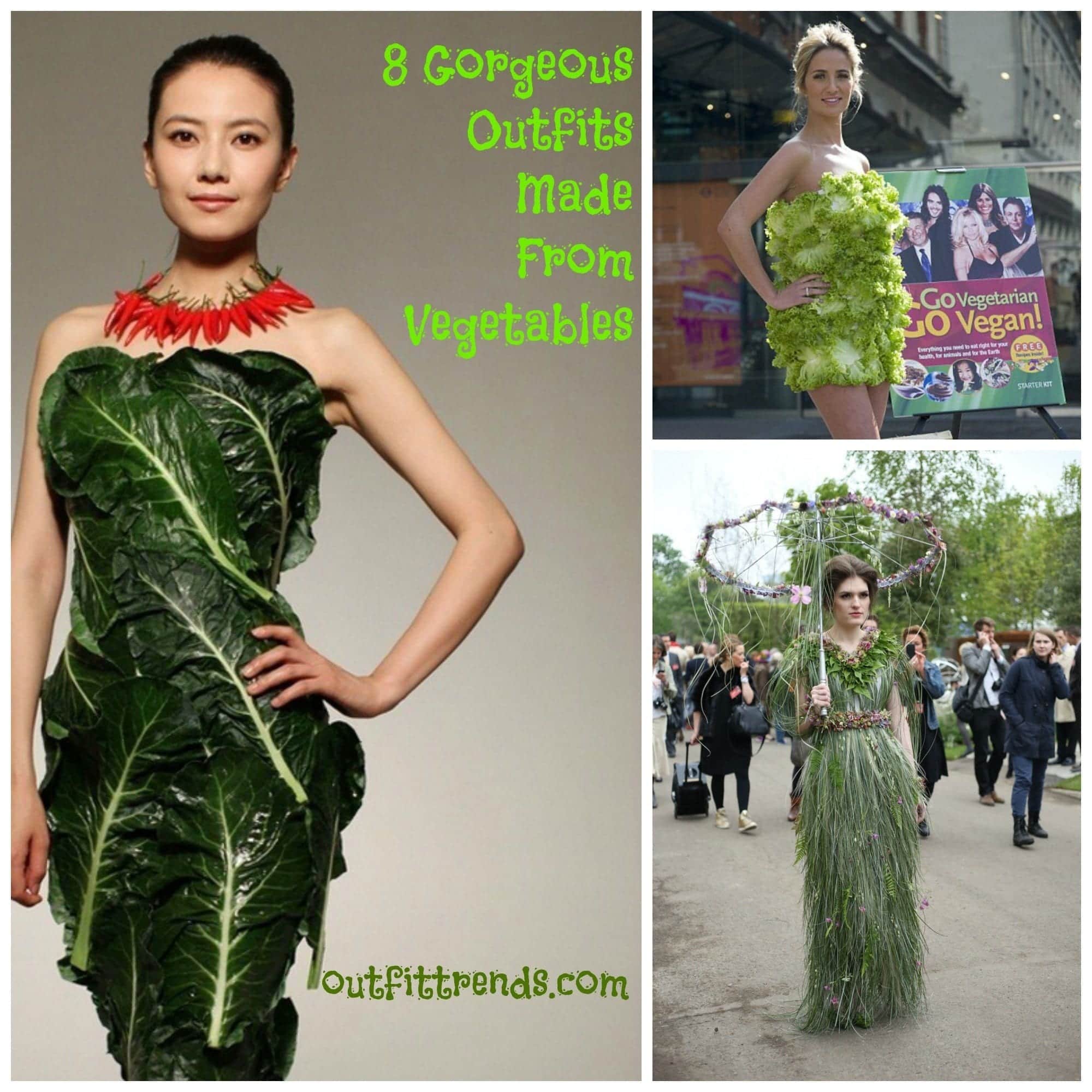 Vegetable Dresses – 8 Creative Dress Made From Vegetable