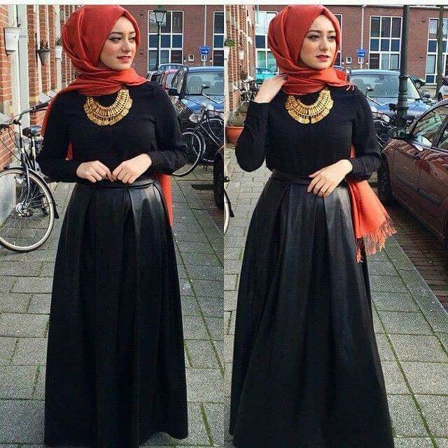 hijab material short gown style