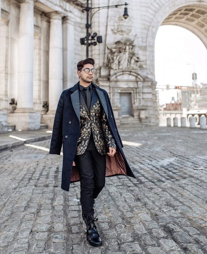 Men long coat