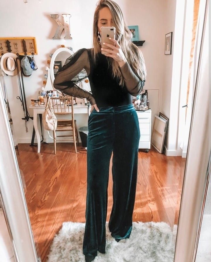 velvet outfit ideas