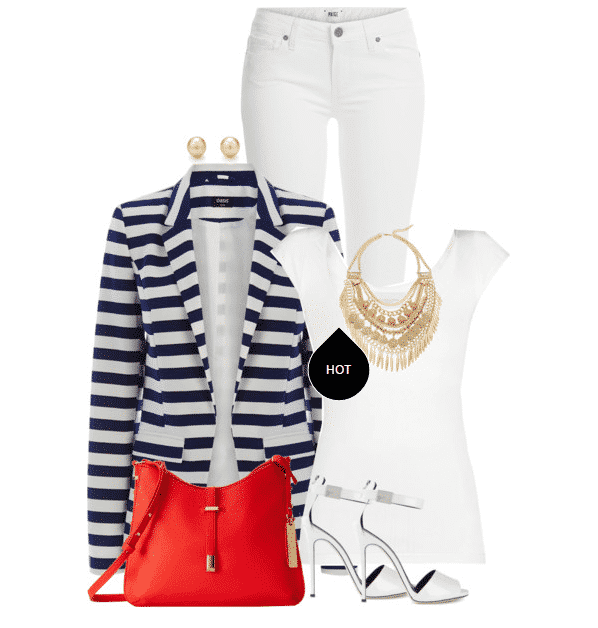 Outfit With White Jeans