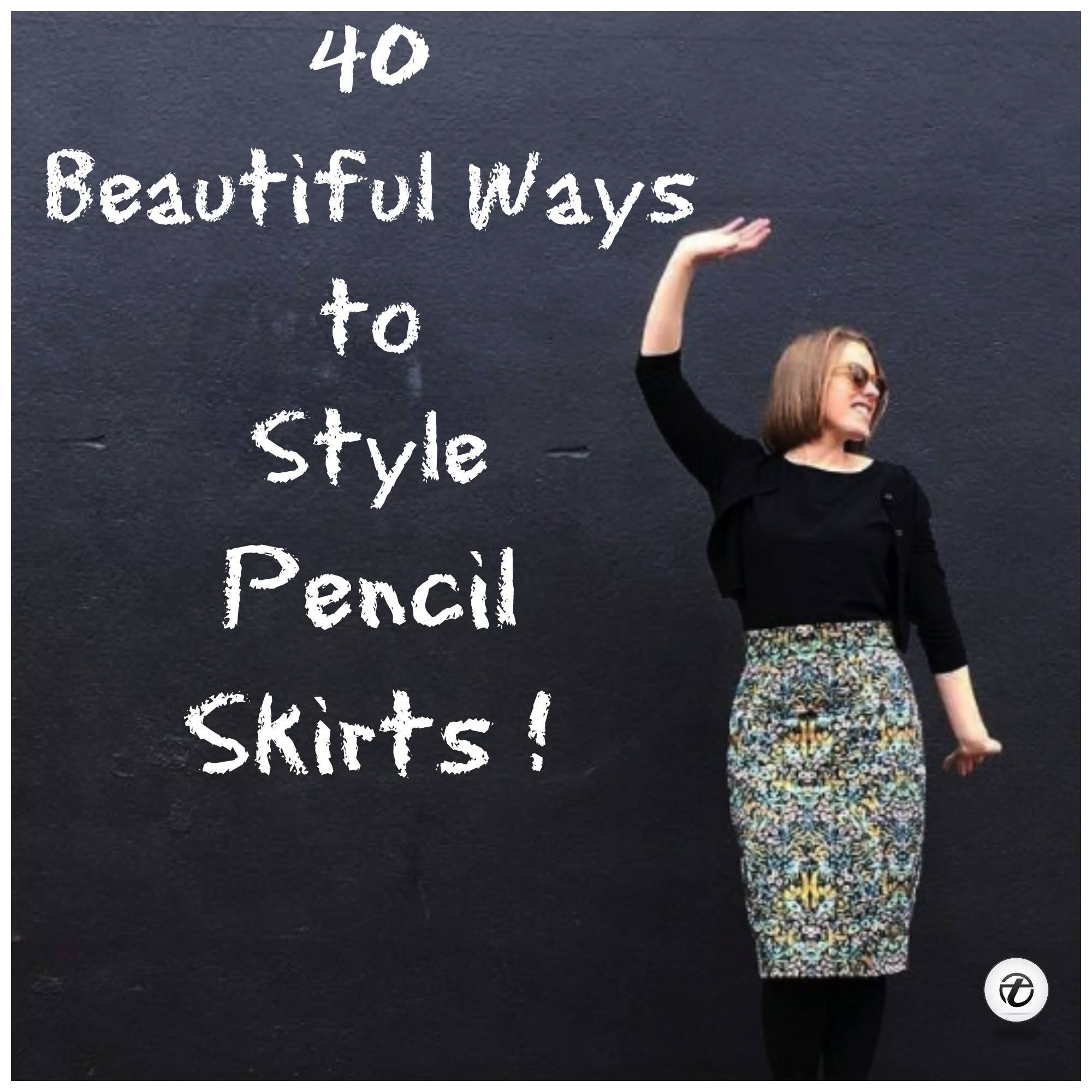 what to wear with pencil skirts