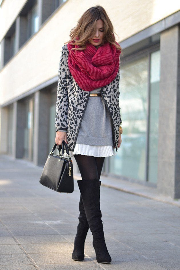 Outfits with Leopard coats-20 Ideas to Style Leopard Print Coats