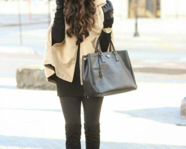 Chic Outfits to Wear with Cape (3)