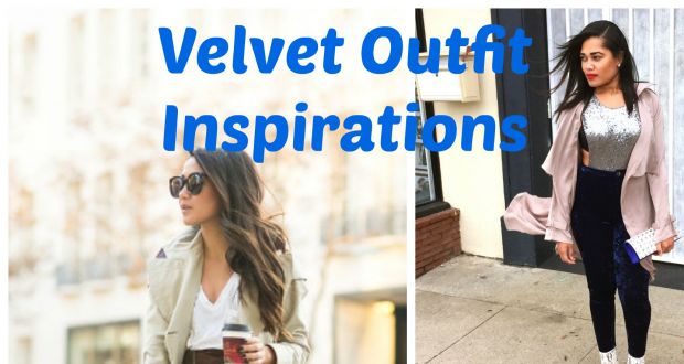 Velvet Outfit ideas-20 Ways to Wear Velvet Dresses Stylishly