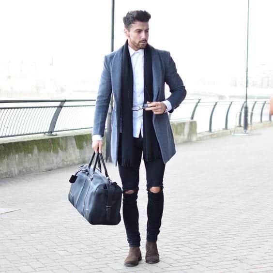 18 Cool Ripped Jeans Outfits for Men