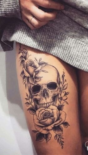 Cool Skull Tattoo 