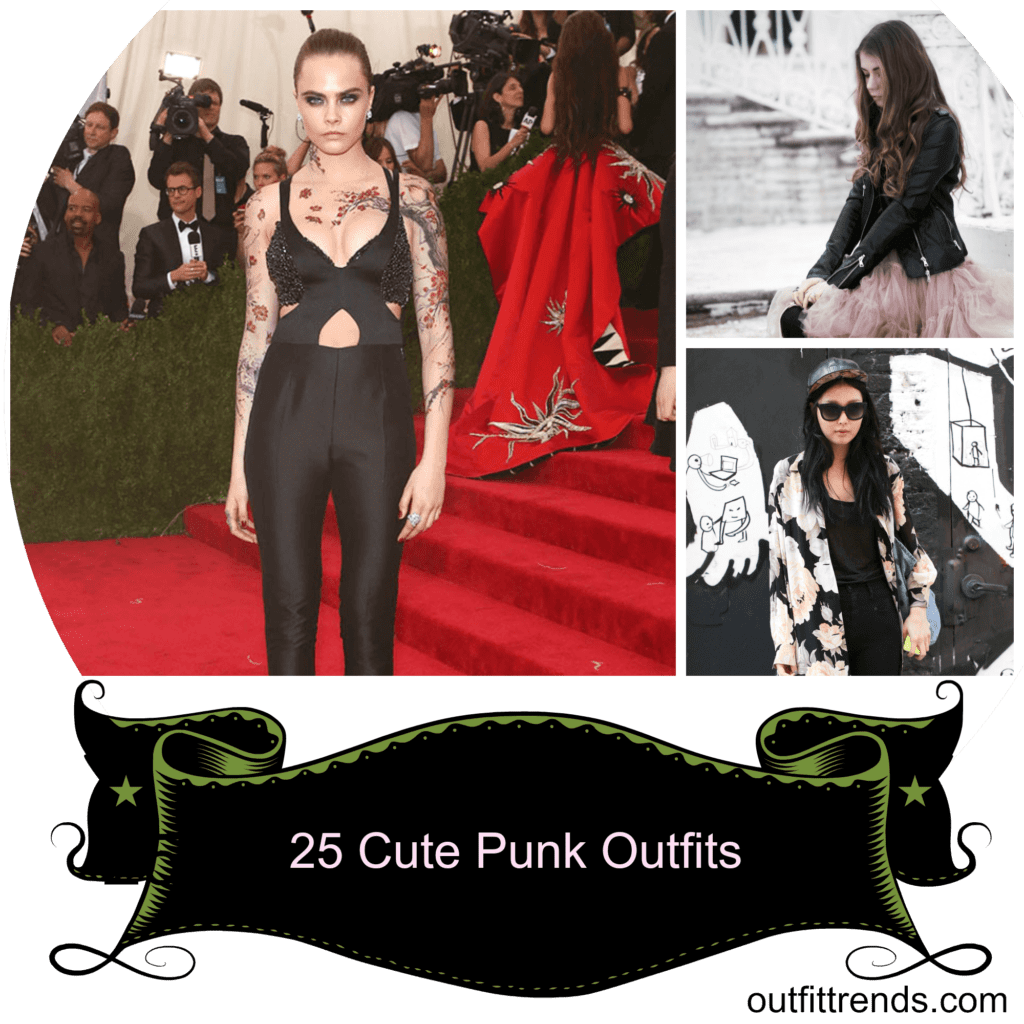 How to Dress Punk? 25 Cute Punk Rock Outfit Ideas for Girls