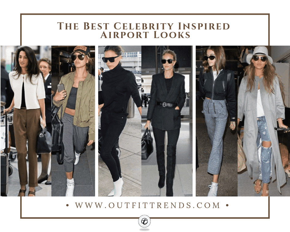 Travel Outfits for Airport -20 Ways to Travel Like A Celebrity