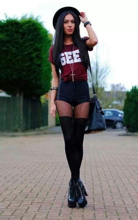 How to Dress Punk? 25 Cute Punk Rock Outfit Ideas for Girls