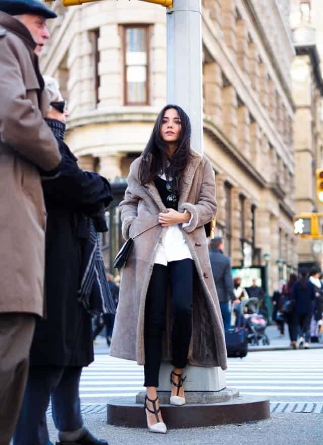 Outfits with Shearling Coats-15 Ways to Wear a Shearling Coat Outfits with Shearling Coats-15 Ways to Wear a Shearling Coat