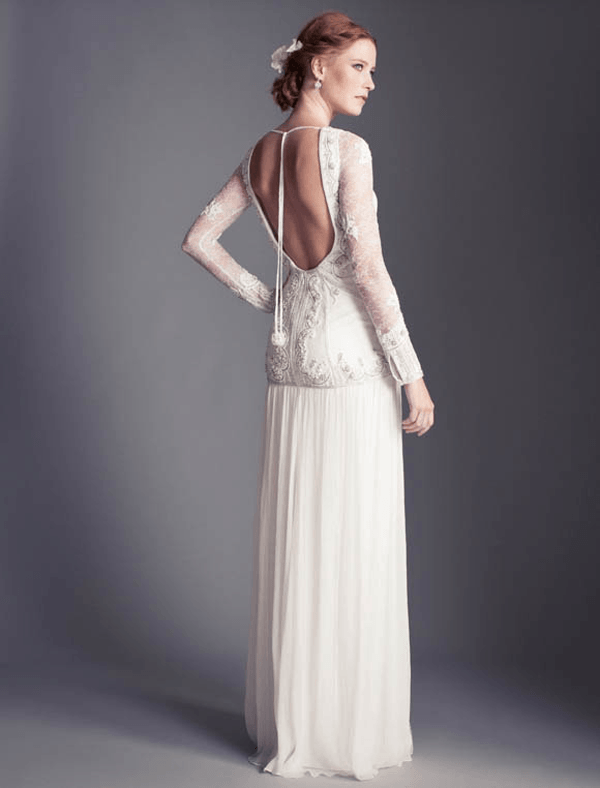 Wedding Dresses with Open Back - 30 Different Looks to Copy
