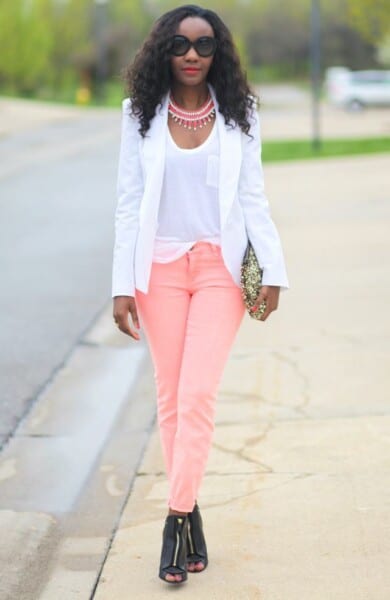 How to Wear White Blazer ? 24 Outfit Ideas