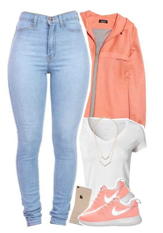 Stylish outfits to wear with Nike shoes (11)