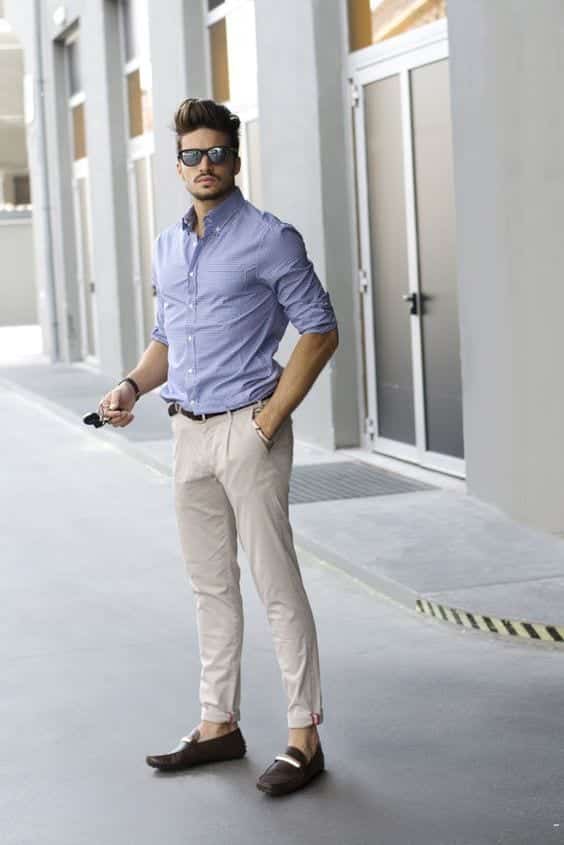 Men Outfits With Loafers- 30 Ideas How To Wear Loafers Shoes