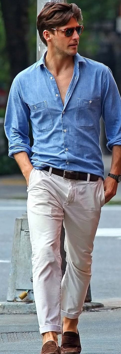 Men Outfits With Loafers- 30 Ideas How To Wear Loafers Shoes