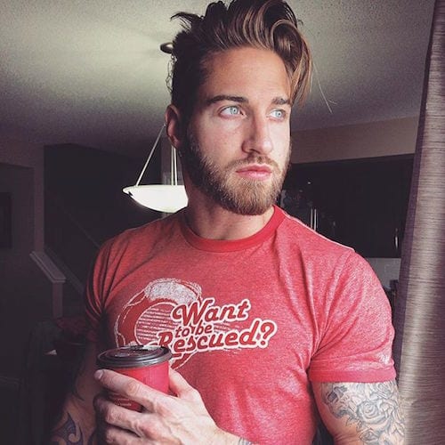 Smart and Cool hairstyles or men with beards (8)