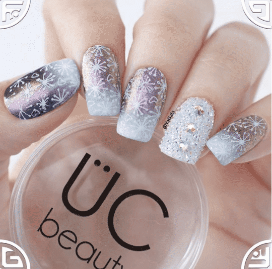 latest winter nail art ideas