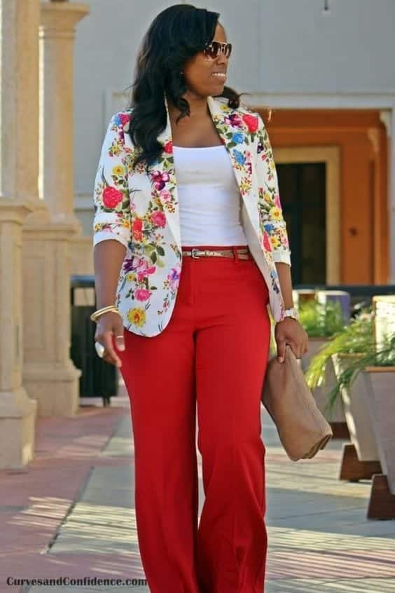 Outfits To Wear With Red Pants–20 Ideas On How To Wear Red Pants