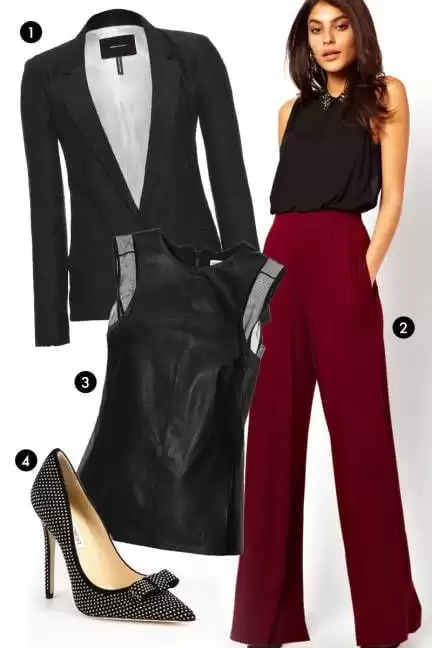 Stylish Outfits With Red Pants (8)