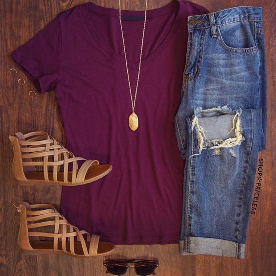 Stylish Outfits Using Simple Clothing (14)