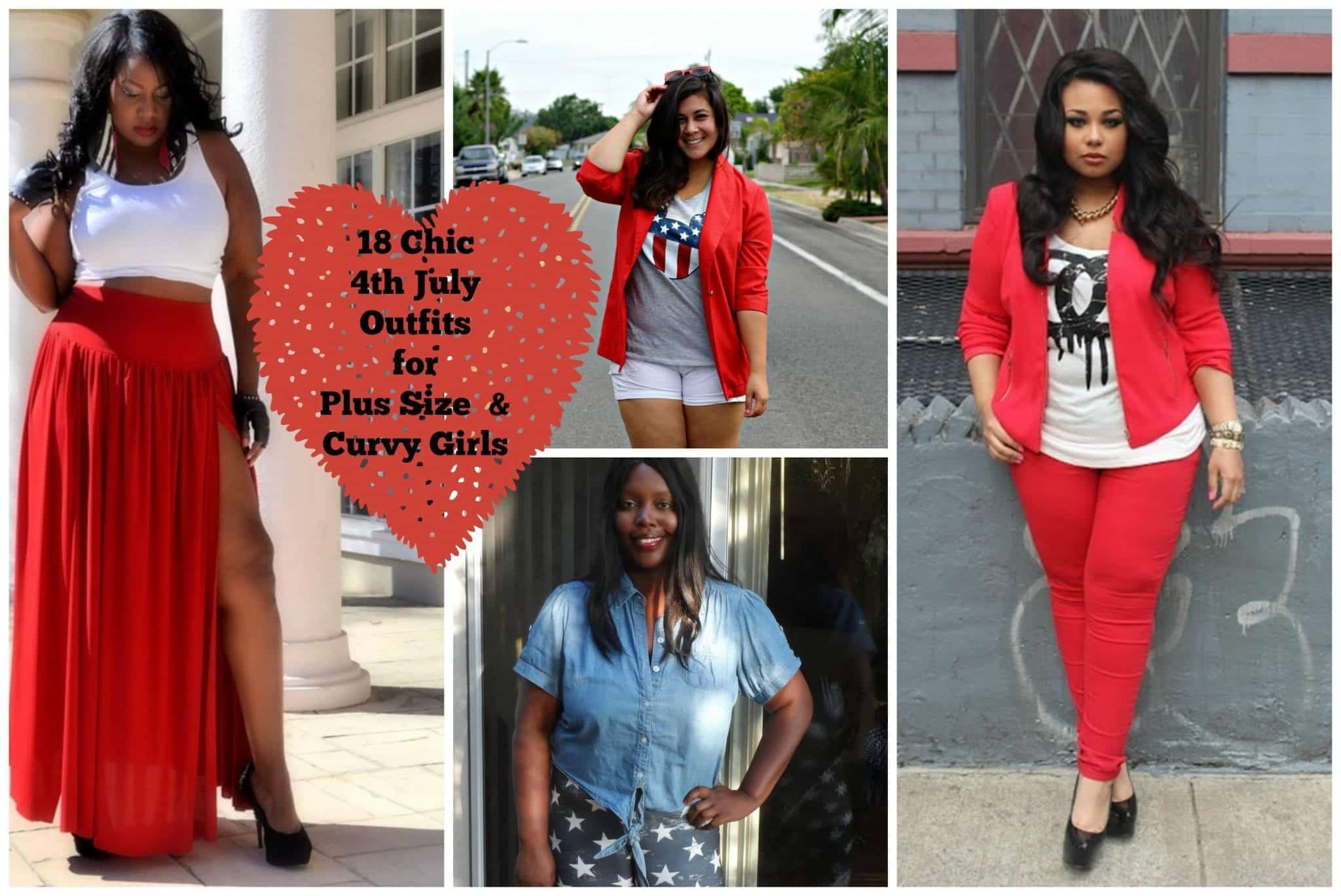 18 Chic 4th of July Outfits For Plus Size Women 2018