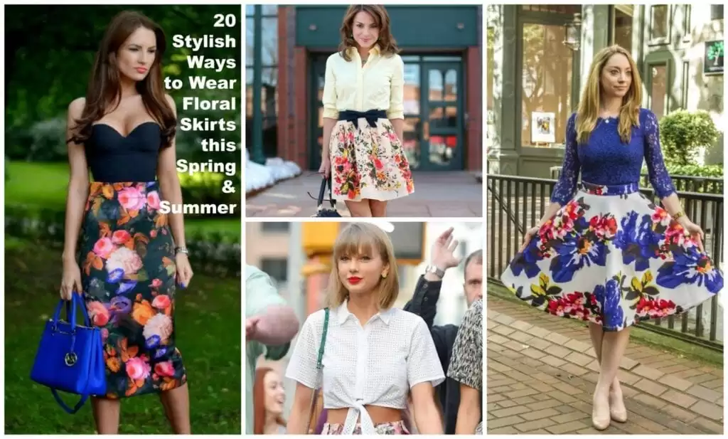 How to Style Floral Skirts? 20 Outfit Ideas