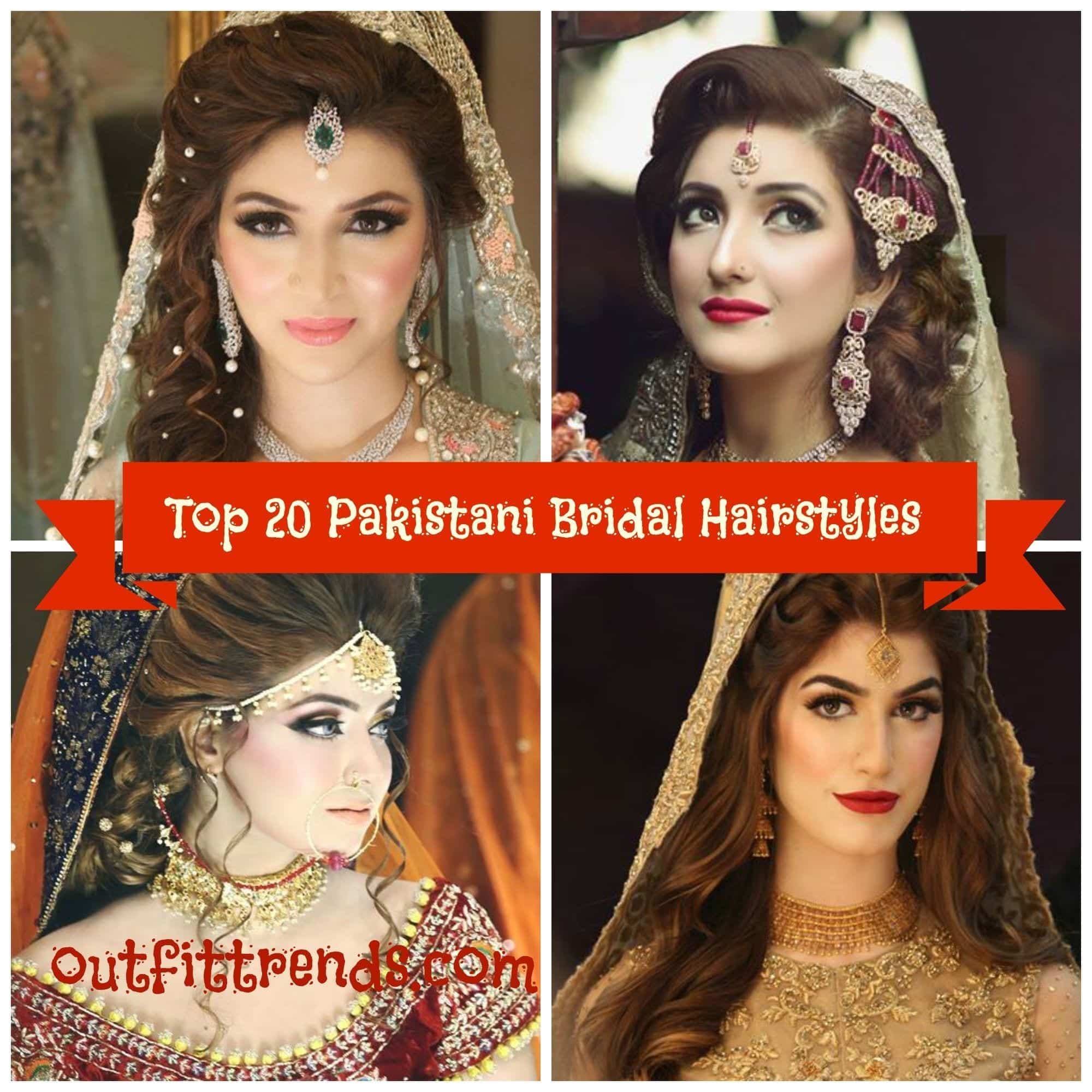 hairstyles for pakistani brides