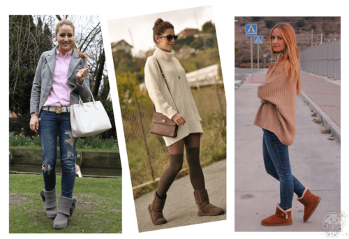 How to wear Shearling Boots - Ideas to wear Dresses with boots (15)