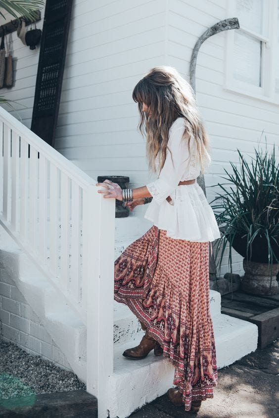 deas How to Wear Hippie Skirts. (10)