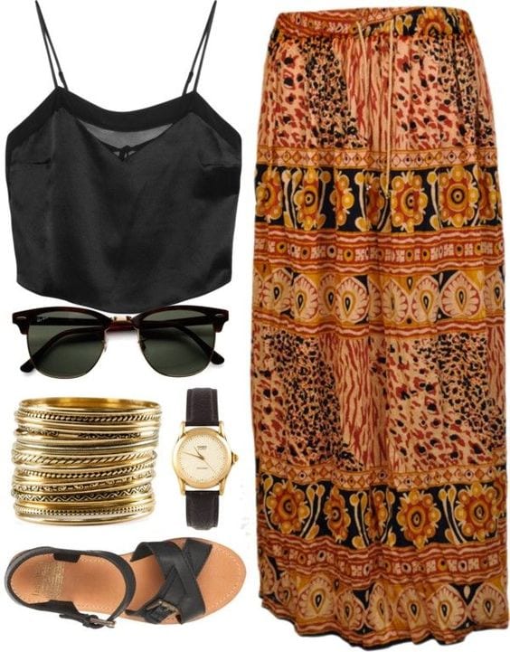 How to Style Gypsy Skirts ? 19 Outfit Ideas & Styling Tips