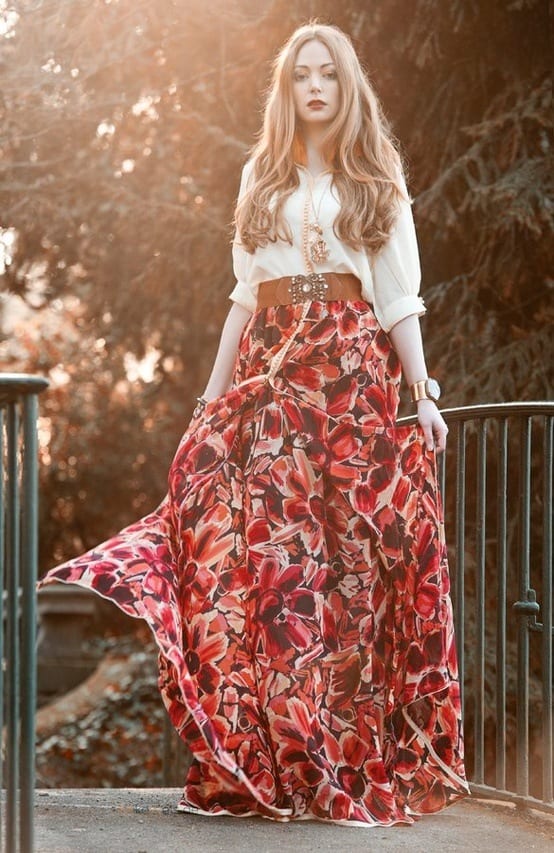 Hippie Skirts Outfits - 16 Ideas How to Wear Hippie Skirts