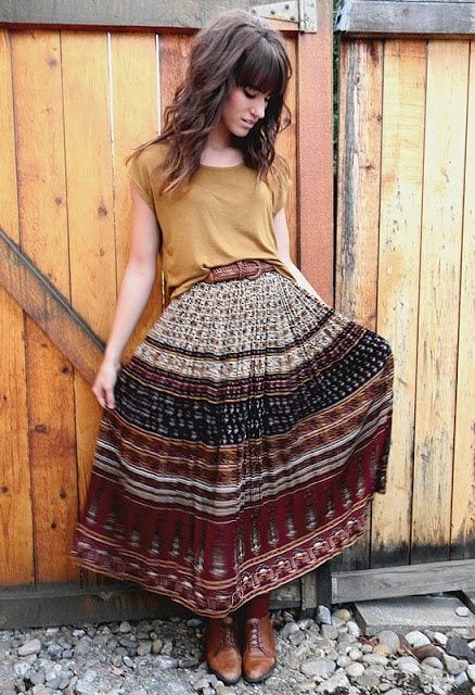 How to Style Gypsy Skirts ? 19 Outfit Ideas & Styling Tips
