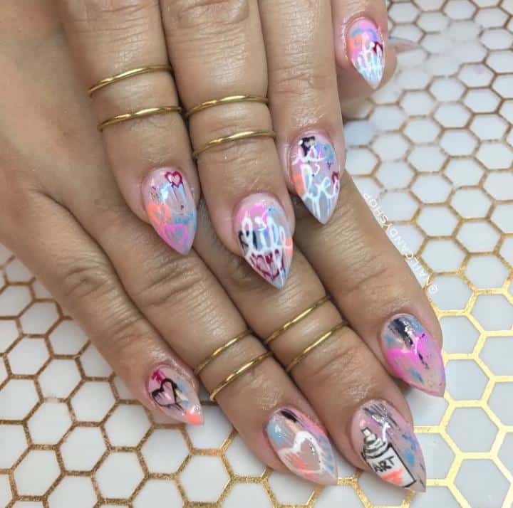 Elevate Your Beauty Game With These Chic Abstract Nail Art Designs (3)