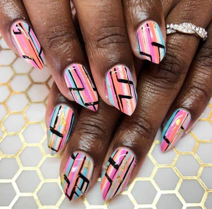 Elevate Your Beauty Game With These Chic Abstract Nail Art Designs (1)