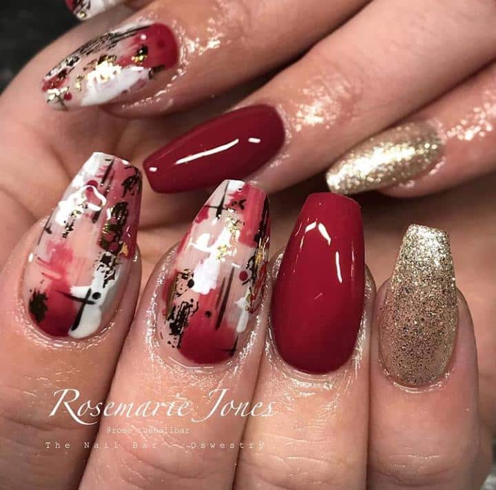 Elevate Your Beauty Game With These Chic Abstract Nail Art Designs (16)