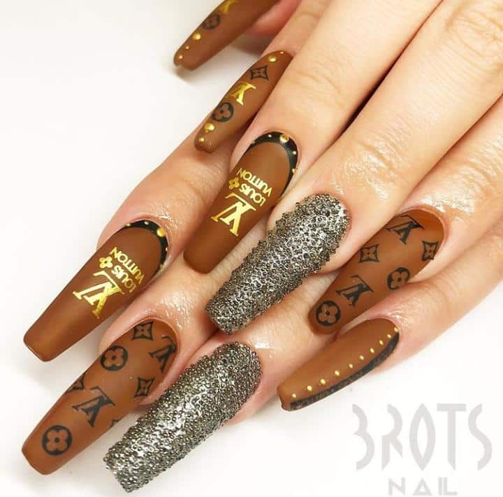 710 Best Louis Vuitton nails ideas in 2023