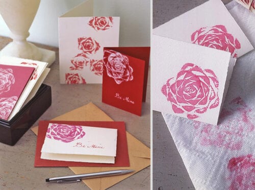 Rosy Hand-made Greeting Cards