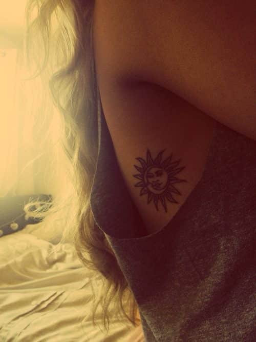 Sun and Moon Tattoo