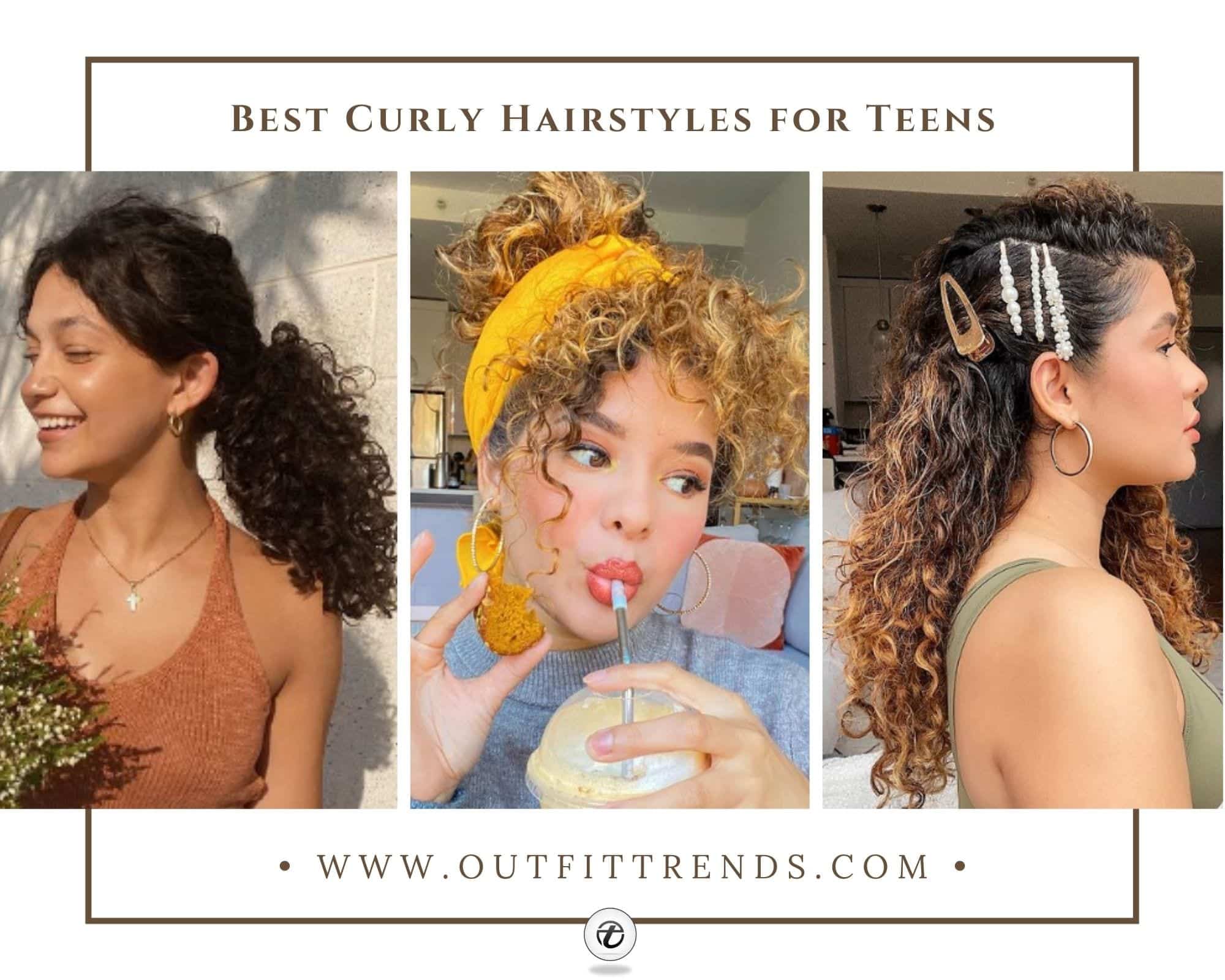 Curly Hairstyles for Teenage Girls