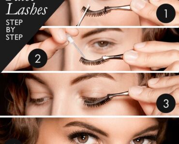 how to wear eye lashes