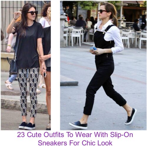 slip on sneakers outfit