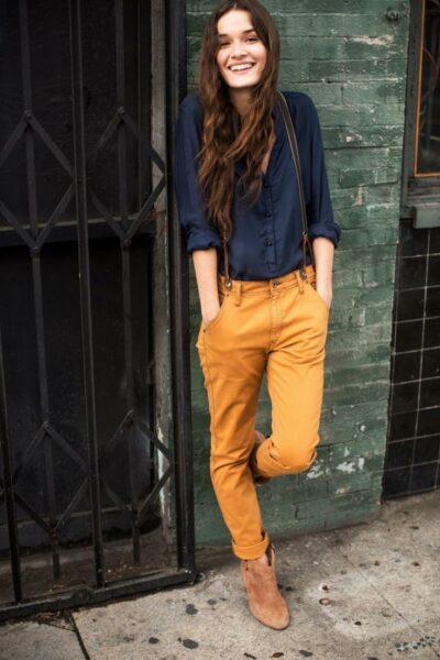 how to wear chino pants women