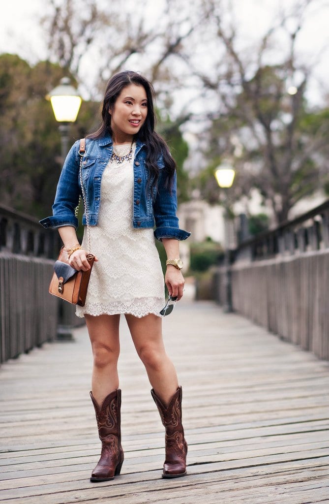 Outfits with Cowboy Boots 19 Ways to Wear Cowboy Shoes