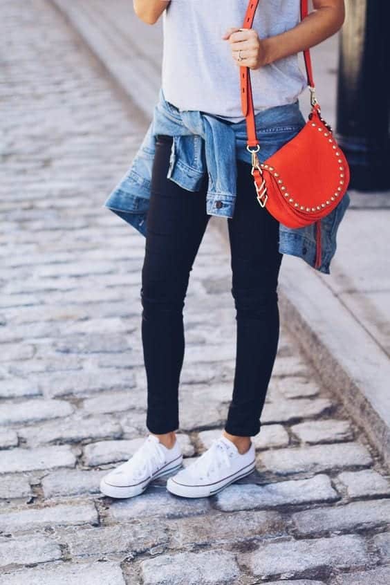 Outfits With Converse-20 Stylish Ways to Wear Converse Shoes