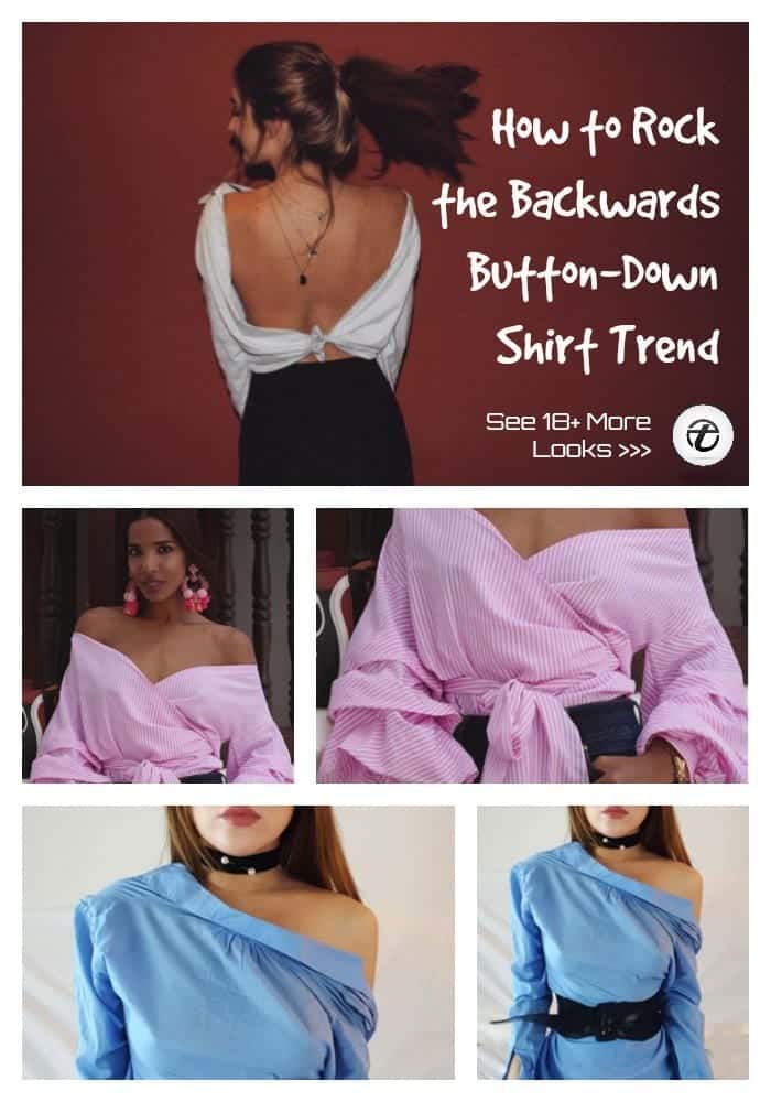 How To Wear A Backward Shirt-18 Outfit Ideas with Backward Shirts