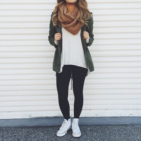 Outfits With Converse-20 Stylish Ways to Wear Converse Shoes