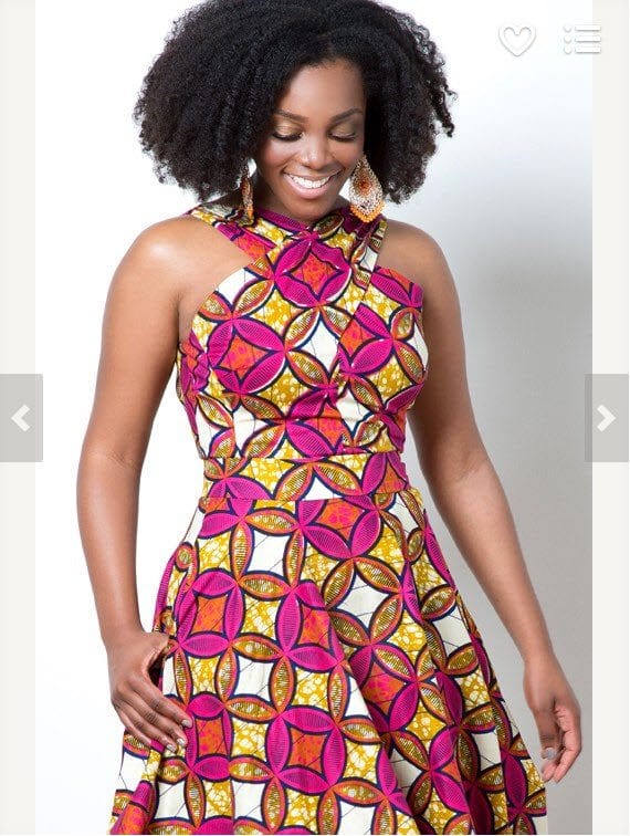 kitenge fashion skirt and blouse