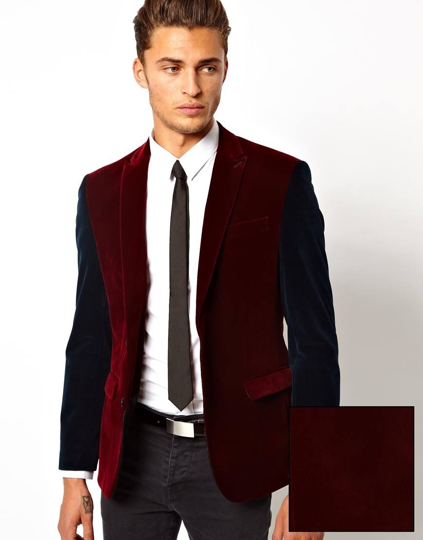 Men Velvet Blazer Outfits-17 Ideas on How to Wear Velvet Blazer